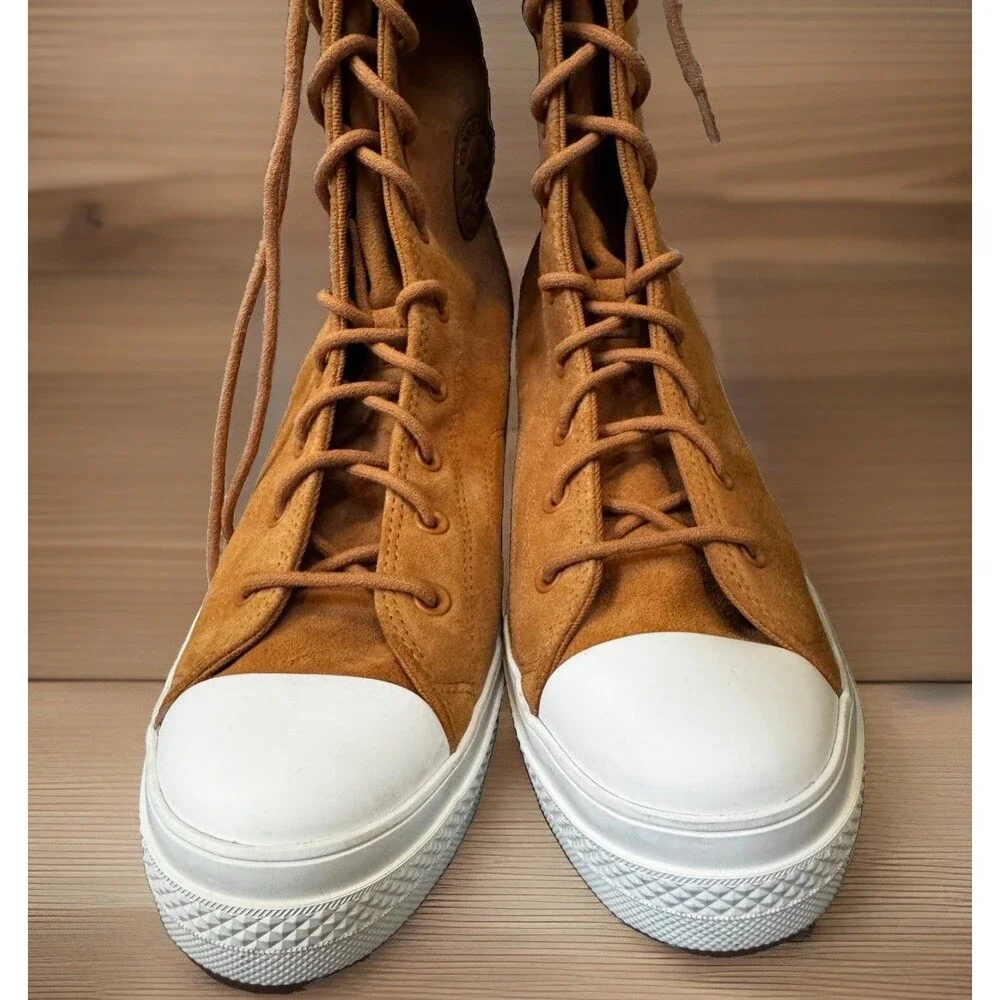 NEW M/11 W/13 CONVERSE CHUCK 70 Western DeLuxe Heel XX HI Platform Gingersnap